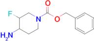 4-AMINO-3-FLUORO-PIPERIDINE-1-CARBOXYLIC ACID BENZYL ESTER