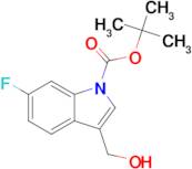 TERT-BUTYL 6-FLUORO-3-(HYDROXYMETHYL)-1H-INDOLE-1-CARBOXYLATE