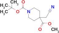 1-BOC-4-(CYANOMETHYL)-4-PIPERIDINE CARBOXYLIC ACID METHYL ESTER