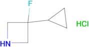 3-CYCLOPROPYL-3-FLUOROAZETIDINE HCL