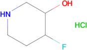 4-FLUOROPIPERIDIN-3-OL HCL