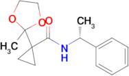 (R)-1-(2-METHYL-1,3-DIOXOLAN-2-YL)-N-(1-PHENYLETHYL)CYCLOPROPANECARBOXAMIDE