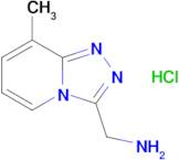 C-(8-METHYL-[1,2,4]TRIAZOLO[4,3-A]PYRIDIN-3-YL)-METHYLAMINE HCL
