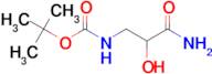 (2-CARBAMOYL-2-HYDROXY-ETHYL)-CARBAMIC ACID TERT-BUTYL ESTER