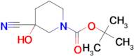 TERT-BUTYL 3-CYANO-3-HYDROXYPIPERIDINE-1-CARBOXYLATE