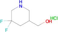 (5,5-DIFLUOROPIPERIDIN-3-YL)METHANOL HCL