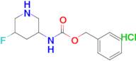 BENZYL 5-FLUOROPIPERIDIN-3-YLCARBAMATE HCL