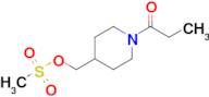 METHANESULFONIC ACID 1-PROPIONYL-PIPERIDIN-4-YLMETHYL ESTER