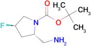 TERT-BUTYL (2S,4R)-2-(AMINOMETHYL)-4-FLUORO-1-PYRROLIDINECARBOXYLATE