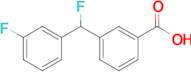 3-[FLUORO-(3-FLUORO-PHENYL)-METHYL]-BENZOIC ACID