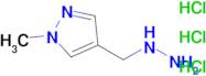 4-(HYDRAZINYLMETHYL)-1-METHYL-1H-PYRAZOLE 3HCL