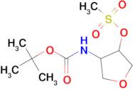 4-(TERT-BUTOXYCARBONYLAMINO)TETRAHYDROFURAN-3-YL METHANESULFONATE