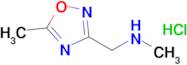 N-METHYL-1-(5-METHYL-1,2,4-OXADIAZOL-3-YL)METHANAMINE HCL