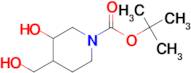 TERT-BUTYL 3-HYDROXY-4-(HYDROXYMETHYL)PIPERIDINE-1-CARBOXYLATE