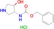 TRANS-BENZYL (4-HYDROXYPYRROLIDIN-3-YL)CARBAMATE HCL