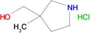 (3-METHYLPYRROLIDIN-3-YL)METHANOL HCL