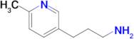 3-(6-METHYLPYRIDIN-3-YL)PROPAN-1-AMINE