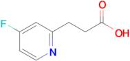 3-(4-FLUOROPYRIDIN-2-YL)PROPANOIC ACID