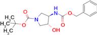 TRANS-TERT-BUTYL 3-(((BENZYLOXY)CARBONYL)AMINO)-4-HYDROXYPYRROLIDINE-1-CARBOXYLATE