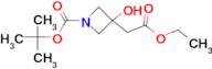 TERT-BUTYL 3-(2-ETHOXY-2-OXOETHYL)-3-HYDROXYAZETIDINE-1-CARBOXYLATE