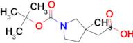 2-(1-(TERT-BUTOXYCARBONYL)-3-METHYLPYRROLIDIN-3-YL)ACETIC ACID