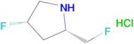 (2S,4S)-4-FLUORO-2-(FLUOROMETHYL)PYRROLIDINE HCL