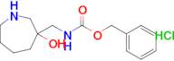 BENZYL ((3-HYDROXYAZEPAN-3-YL)METHYL)CARBAMATE HCL