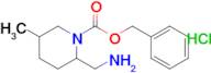 BENZYL 2-(AMINOMETHYL)-5-METHYLPIPERIDINE-1-CARBOXYLATE HCL