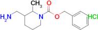 BENZYL 3-(AMINOMETHYL)-2-METHYLPIPERIDINE-1-CARBOXYLATE HCL