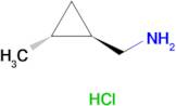 TRANS-(2-METHYLCYCLOPROPYL)METHANAMINE HCL