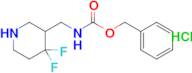 BENZYL ((4,4-DIFLUOROPIPERIDIN-3-YL)METHYL)CARBAMATE HCL