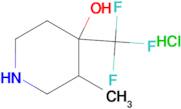 3-METHYL-4-(TRIFLUOROMETHYL)PIPERIDIN-4-OL HCL