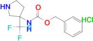 BENZYL (3-(TRIFLUOROMETHYL)PYRROLIDIN-3-YL)CARBAMATE HCL