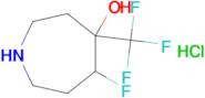 5-FLUORO-4-(TRIFLUOROMETHYL)AZEPAN-4-OL HCL