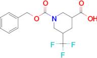 1-((BENZYLOXY)CARBONYL)-5-(TRIFLUOROMETHYL)PIPERIDINE-3-CARBOXYLIC ACID