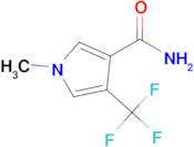 1-METHYL-4-(TRIFLUOROMETHYL)-1H-PYRROLE-3-CARBOXAMIDE