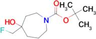 TERT-BUTYL 4-(FLUOROMETHYL)-4-HYDROXYAZEPANE-1-CARBOXYLATE