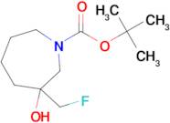 TERT-BUTYL 3-(FLUOROMETHYL)-3-HYDROXYAZEPANE-1-CARBOXYLATE