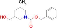 BENZYL 3-(HYDROXYMETHYL)-5-METHYLPIPERIDINE-1-CARBOXYLATE