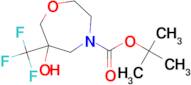 TERT-BUTYL 6-HYDROXY-6-(TRIFLUOROMETHYL)-1,4-OXAZEPANE-4-CARBOXYLATE