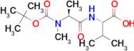 N-[(1,1-DIMETHYLETHOXY)CARBONYL]-N-METHYL-L-ALANYL-L-VALINE