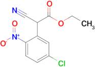 ETHYL 2-(5-CHLORO-2-NITROPHENYL)-2-CYANOACETATE