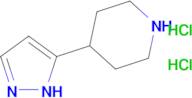 4-(1H-PYRAZOL-3-YL)PIPERIDINE 2HCL