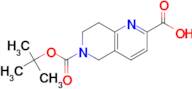 6-(TERT-BUTOXYCARBONYL)-5,6,7,8-TETRAHYDRO-1,6-NAPHTHYRIDINE-2-CARBOXYLIC ACID