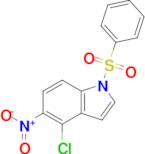 4-CHLORO-5-NITRO-1-(PHENYLSULFONYL)-1H-INDOLE