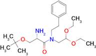 (2S)-2-AMINO-N-(2,2-DIETHOXYETHYL)-3-(1,1-DIMETHYLETHOXY)-N-(2-PHENYLETHYL)-PROPANAMIDE