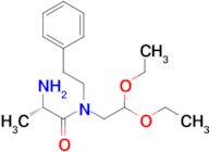 (2S)-2-AMINO-N-(2,2-DIETHOXYETHYL)-N-(2-PHENYLETHYL)-PROPANAMIDE