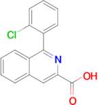 1-(2-CHLOROPHENYL)ISOQUINOLINE-3-CARBOXYLIC ACID
