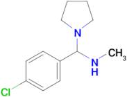 1-(4-CHLOROPHENYL)-N-METHYL-1-(PYRROLIDIN-1-YL)METHANAMINE