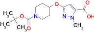 3-(1-(TERT-BUTOXYCARBONYL)PIPERIDIN-4-YLOXY)-1-METHYL-1H-PYRAZOLE-5-CARBOXYLIC ACID